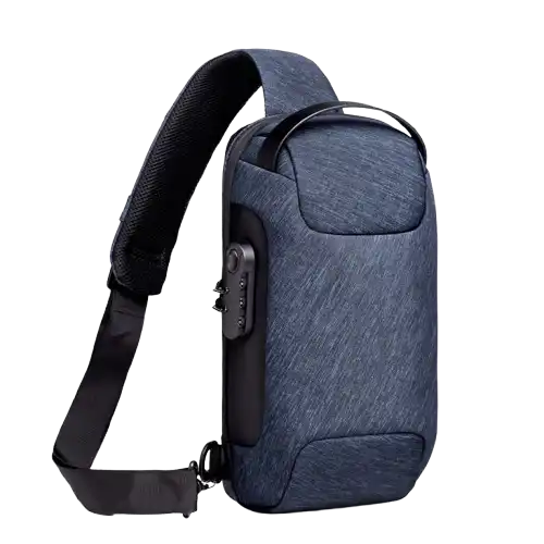 Waterproof USB Anti-theft Bag, Color: Blue
