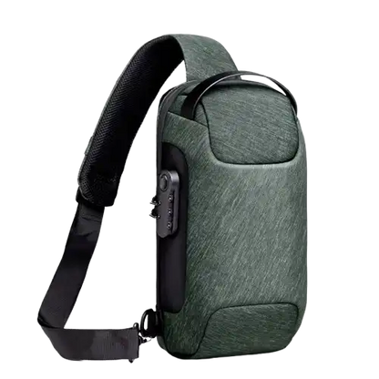 Waterproof USB Anti-theft Bag, Color: Army green