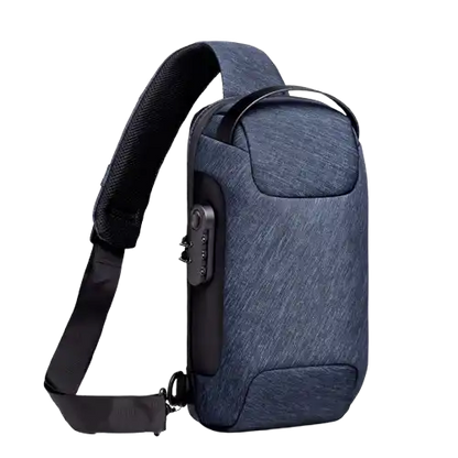 Waterproof USB Anti-theft Bag, Color: Blue