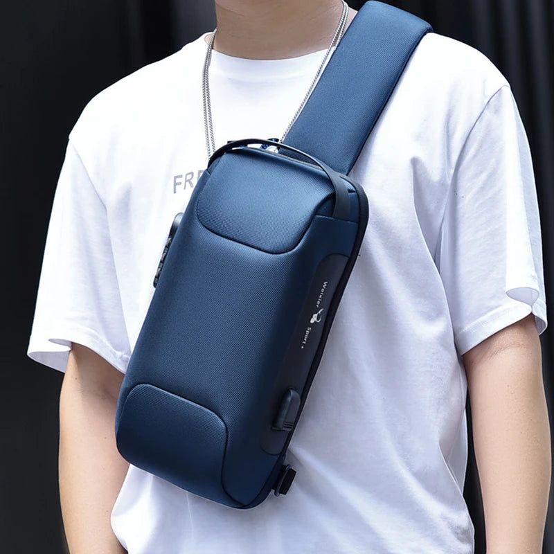 Waterproof USB Anti-theft Bag, From the front