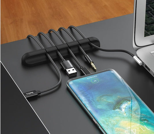 Silicone Cable Organizer for Desk - Easelyf